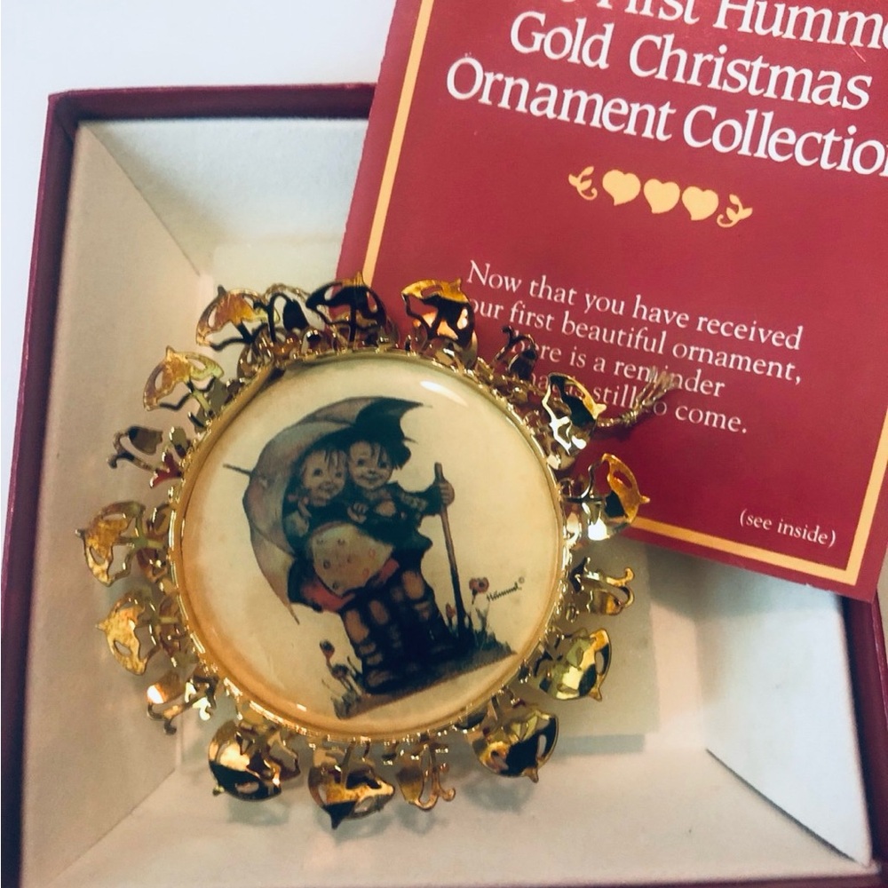 The Hummel Gold Christmas Ornament Collection - Sunny Weather